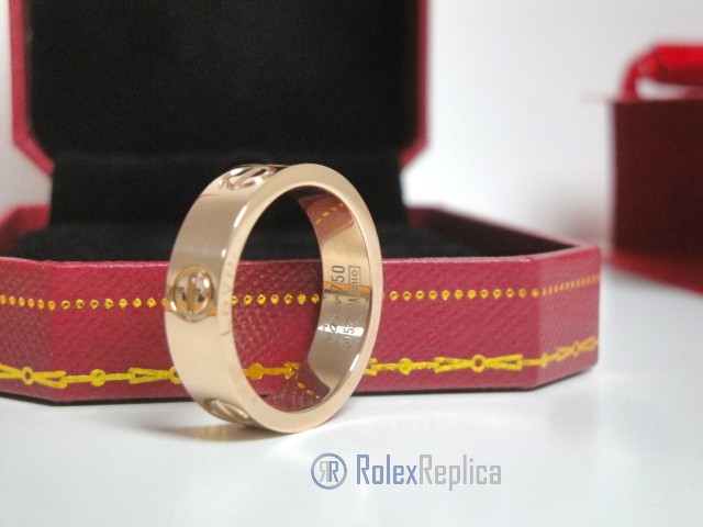 Cartier replica gioiello anello love rose gold