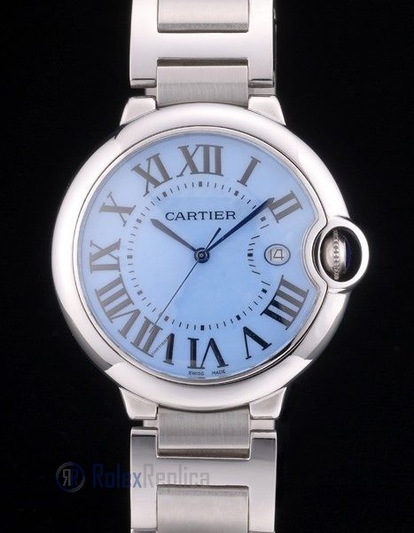 Cartier replica ballon bleu acciaio dial blue orologio imitazione perfetta