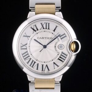 Cartier replica ballon bleu acciaio oro white dial orologio imitazione perfetta