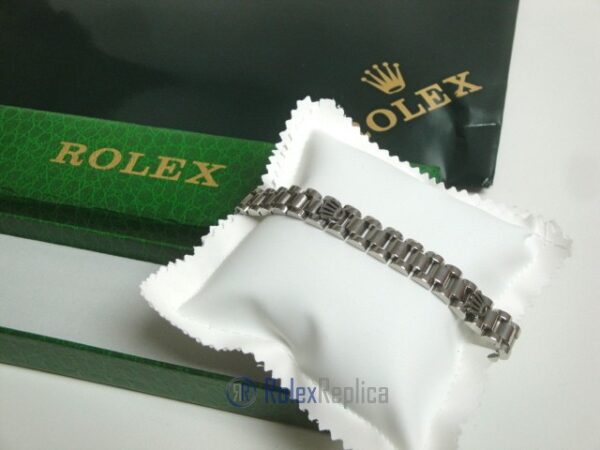 Rolex replica gioielli bracciale jubilèè strip oro bianco