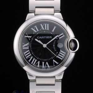 Cartier replica ballon bleu acciaio black dial orologio imitazione perfetta