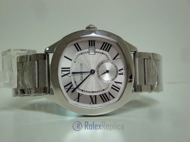 Cartier replica roadster argentèè dial acciaio orologio imitazione perfetta