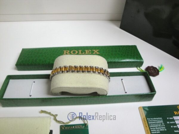 Rolex replica gioielli bracciale jubilèè strip oro giallo acciaio bi-colour