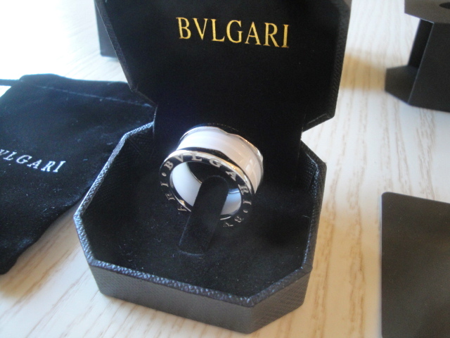 Bulgari replica B.Zero1 gioiello anello ciondolo oro bianco white ceramichon