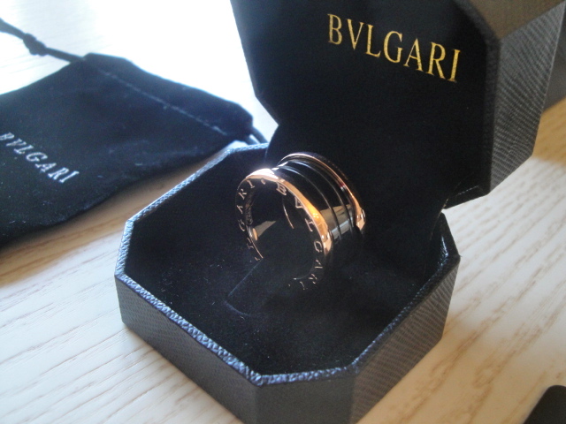 Bulgari replica B.Zero1 gioiello anello ciondolo oro rosa black ceramichon